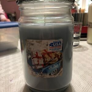 Mainstays Country Holiday Blue Candle